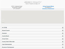Tablet Screenshot of jerseycountyillinois.us
